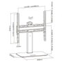 Aisens Soporte de Mesa ECO Giratorio para Monitor/TV de 32-55 Pulgadas, Negro